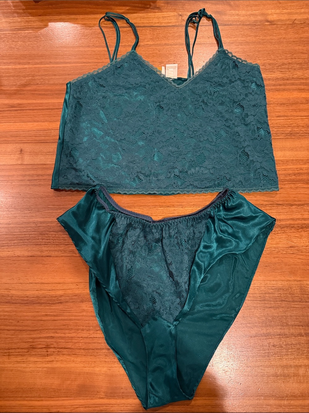 Vintage Victorias Secret Gold Label Pajama Set